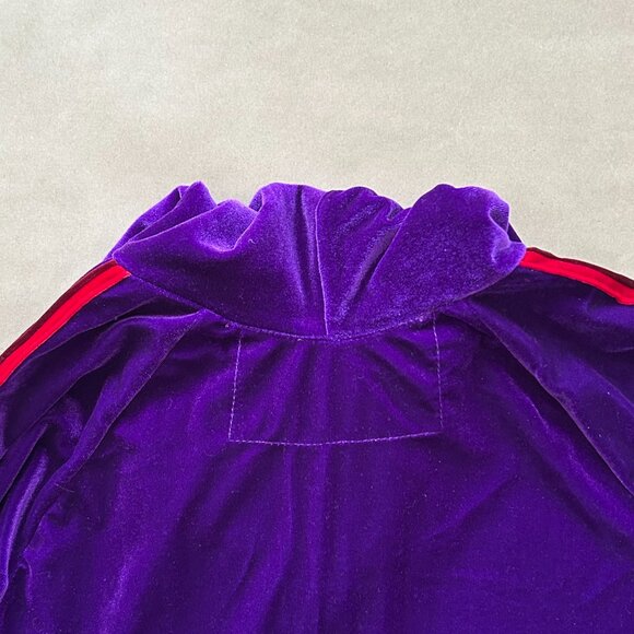 Aviator Nation Kids Classic Velour Purple Zip Up Hoodie Sweatshirt Size 14 - Picture 6 of 6